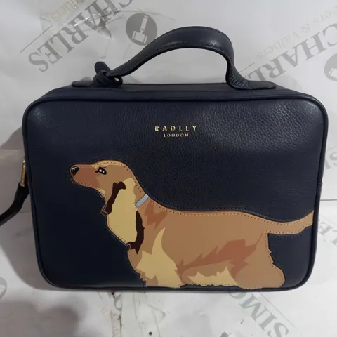 RADLEY LONDON BAG NAVY DOG DESIGN