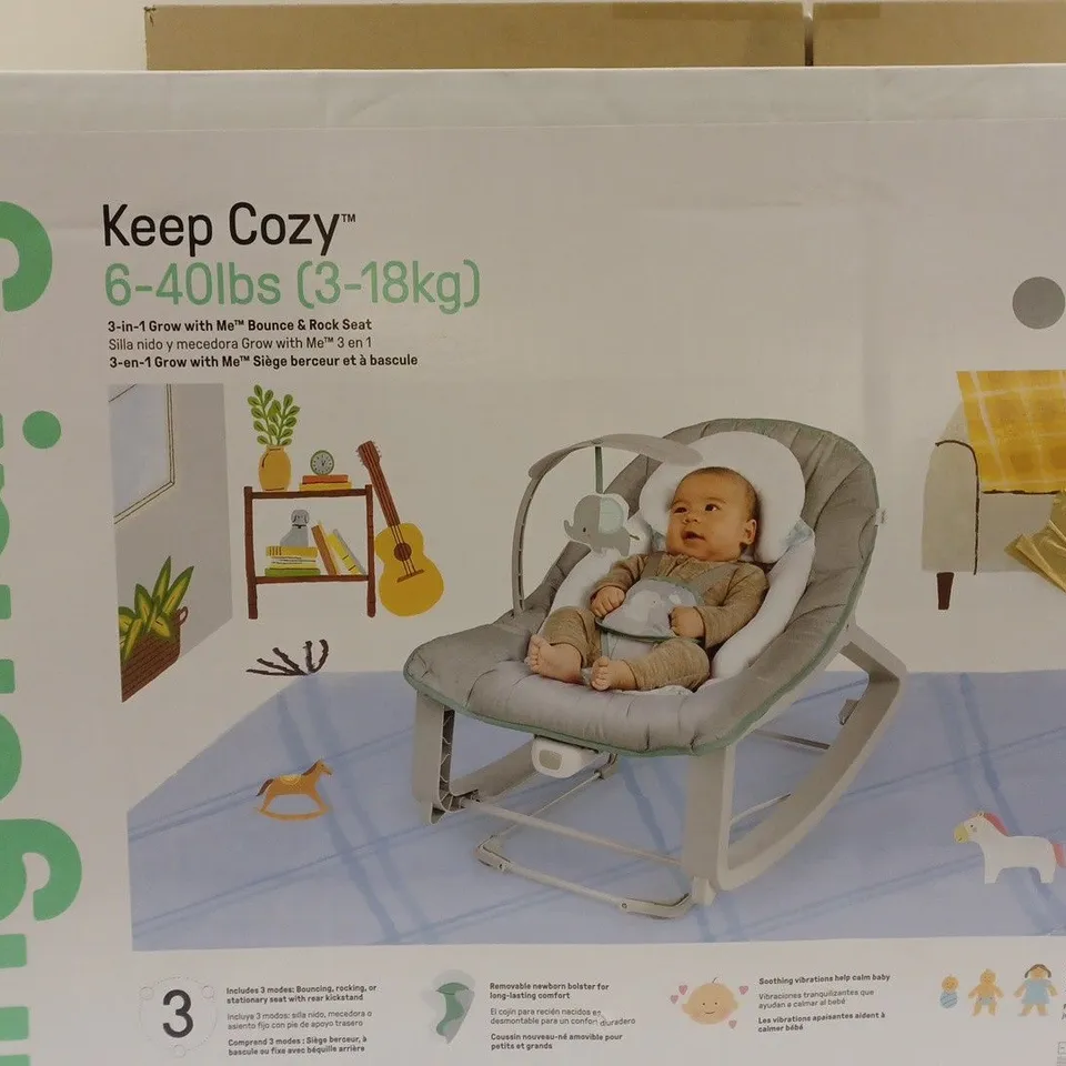 INGENUITY KEEP COZY BOUNCE & ROCK SET 