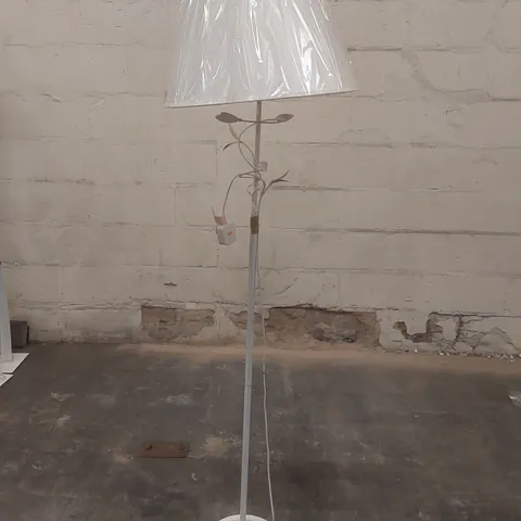 DESIGNER WOODEN FLOOR LAMP WITH SHADE