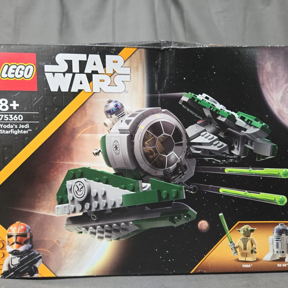 BOXED LEGO STAR WARS 75360 - YODA'S JEDI STARFIGHTER