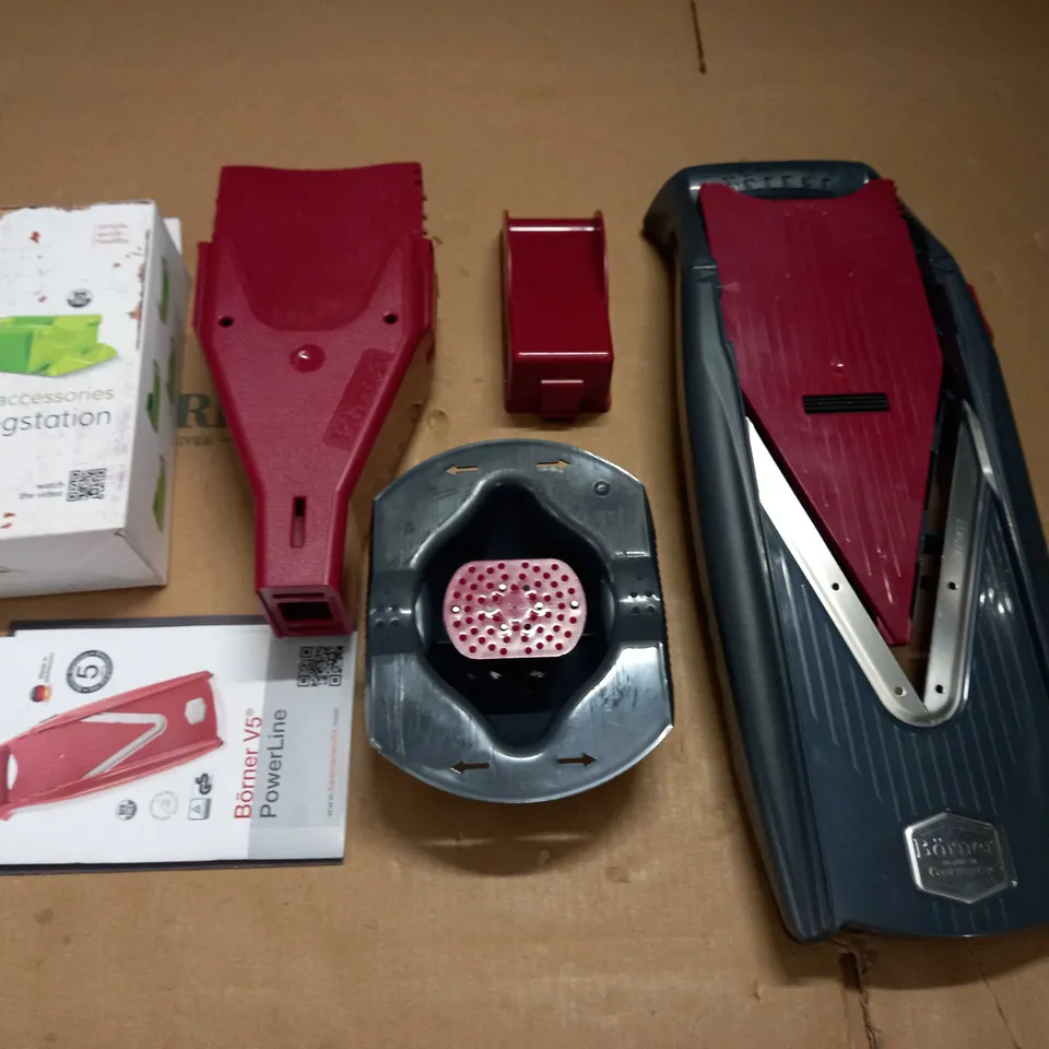 LOT OF 4 BORNER V5 POWERLINE FOOD SLICERS