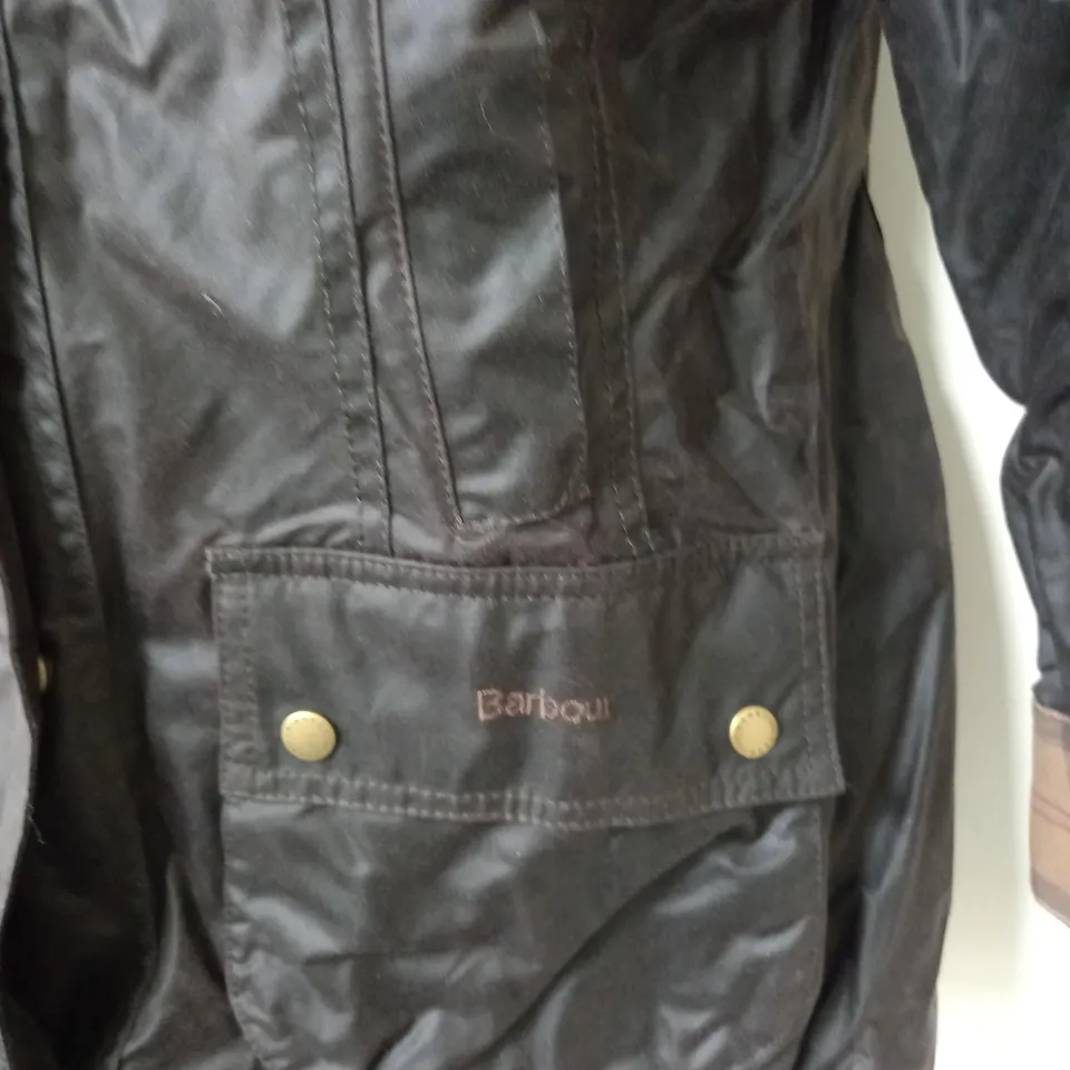 BARBOUR BEADNELL WAX JACKET SIZE 12