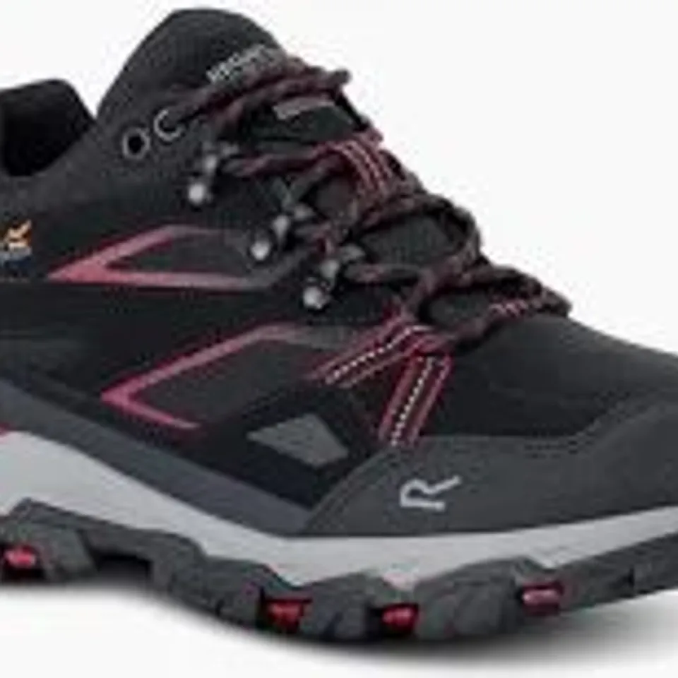 REGATTA  WOMEN'S HOLCOMBE III LOW WALKING SHOES MOROCCAN BLUE RED VIOLET SIZE 7