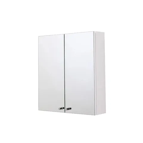 BOXED CROYDEX CARRA 2 DOOR CABINET  - WHITE (1 BOX )