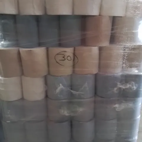 PALLET CONTAINING APPROXIMATELY 280 PAPER CLEANING ROLLS IN VARIOUS COLOURS
