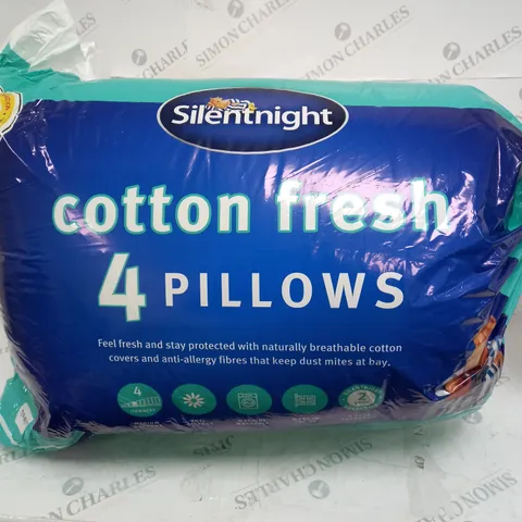 SILENTNIGHT SO COTTON FRESH PILLOW 4-PACK