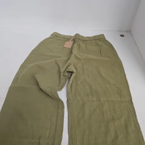 BODEN OLIVE CORDUROY TROUSERS β UK 14R