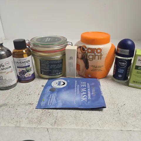 APPROXIMATELY 15 ASSORTED HEALTH & BEAUTY PRODUCTS TO INCLUDE NIVEA MEN COOL KICK ROLL ON, DR MELAXIN PORE RELIEF MULTI BALM, BEAUTY OF JOSEON RELKLIEF SUN, ETC - COLLECTION ONLY