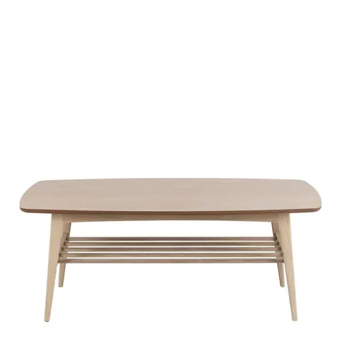 BOXED ADONA FOUR LEG COFFEE TABLE WITH STORAGE (1 BOX)