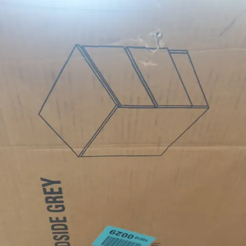 BOXED LAFARRAH 2 DRAWER BEDSIDE TABLE 