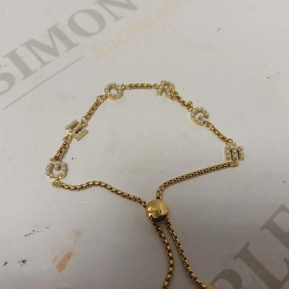 ABBOTT LYON BAMGLE BOX NAME BRACELET - 'GEORGE'
