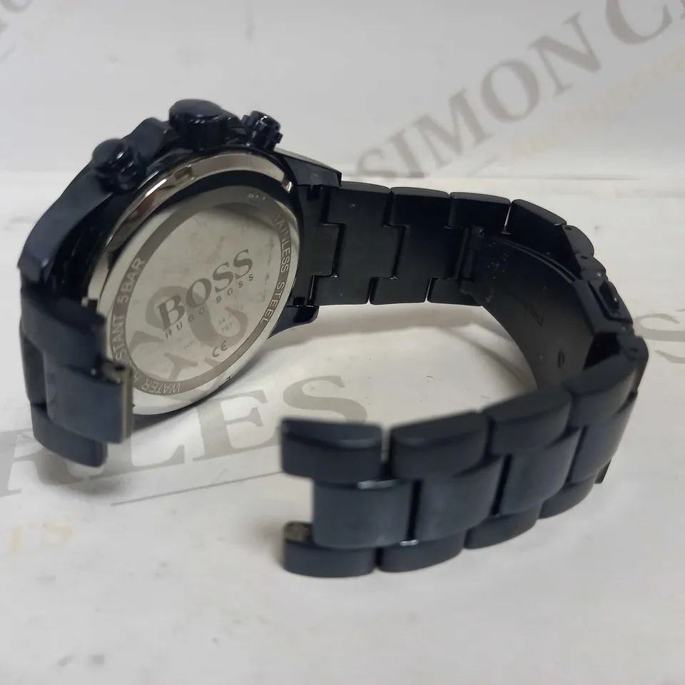 HUGO BOSS HERO SPORT LUXE BLUE SUNRAY CHRONOGRAPH WATCH - UNBOXED RRP £529