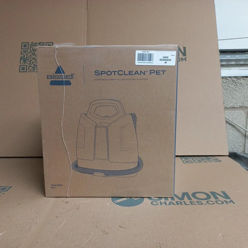 BISSELL SPOTCLEAN PET MODEL:36982 CARPET AND UPHOLSTERY CLEANER