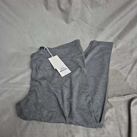 LOVALL LIGHTWEIGHT EVERYDAY HIGH WAISTED LEGGINGS – DARK GREY MARL - SIZE 3XL