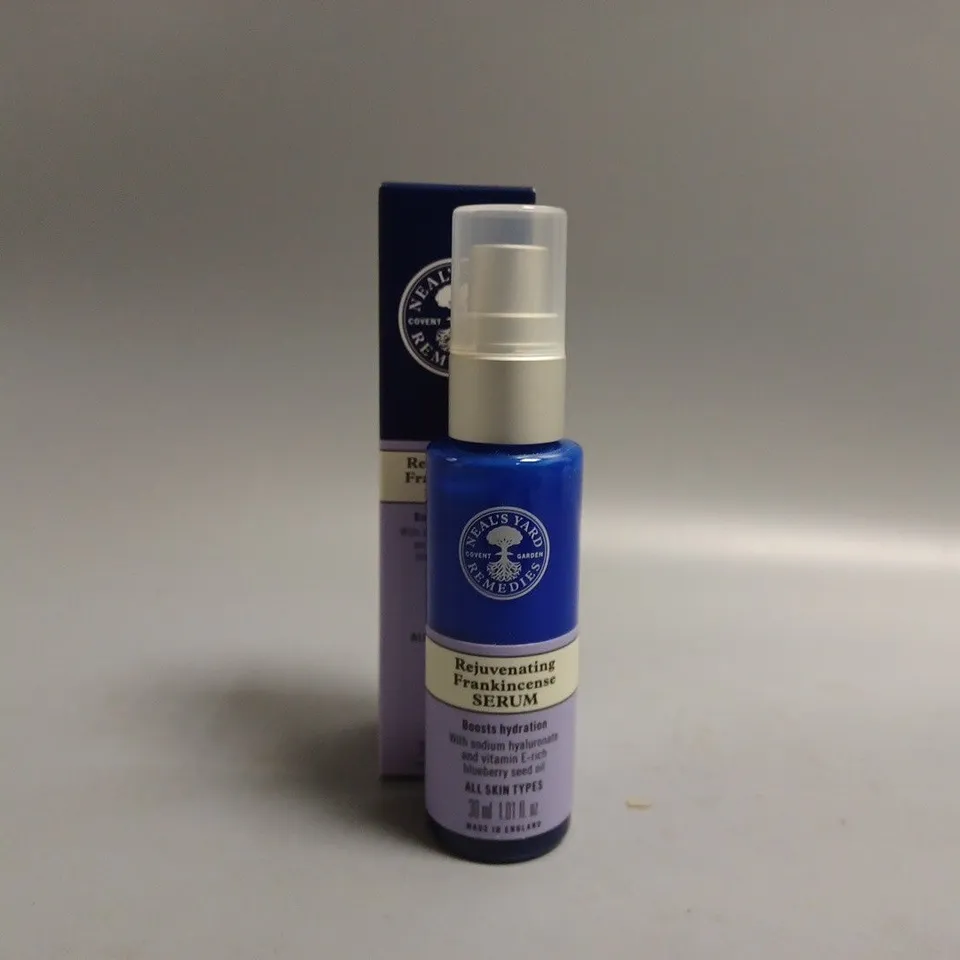 6 BOXED NEAL'S YARD REMEDIES REJUVENATING FRANKINCENSE SERUM 30ML 