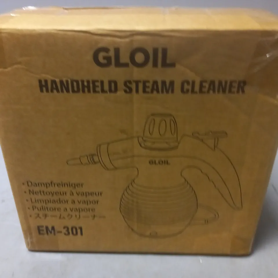 BOXED GLOIL HANDHELD STEAM CLEANER