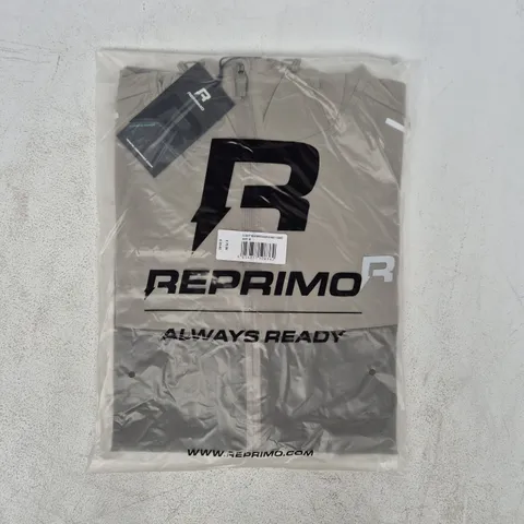BAGGED REPRIMO FLIGHT WINDBREAKER IN KHAKI/SAND SIZE MEDIUM