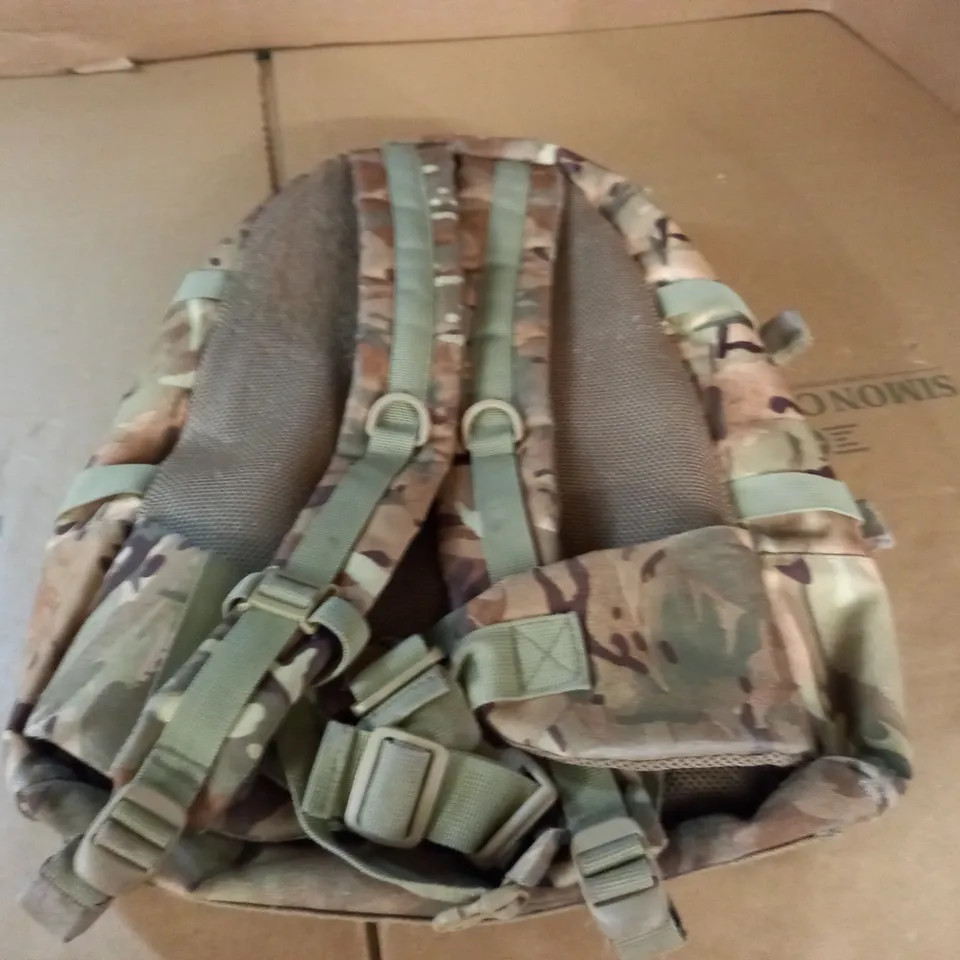 CAMO PATTERNED TACTICAL BACKPACK