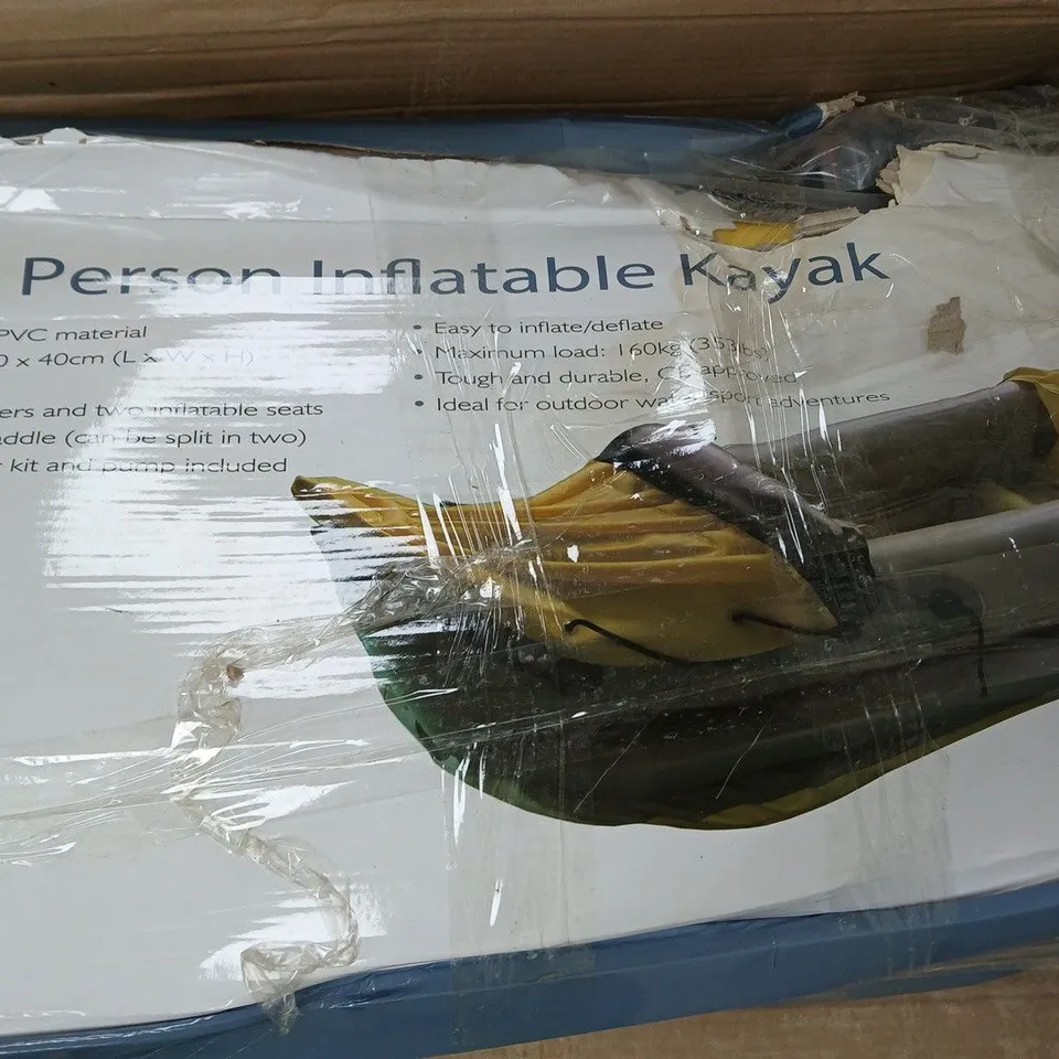 PALLET OF APPROXIMATELY 15 WILDERNESS TWO-PERSON INFLATABLE KAYAKS - COLLECTION ONLY