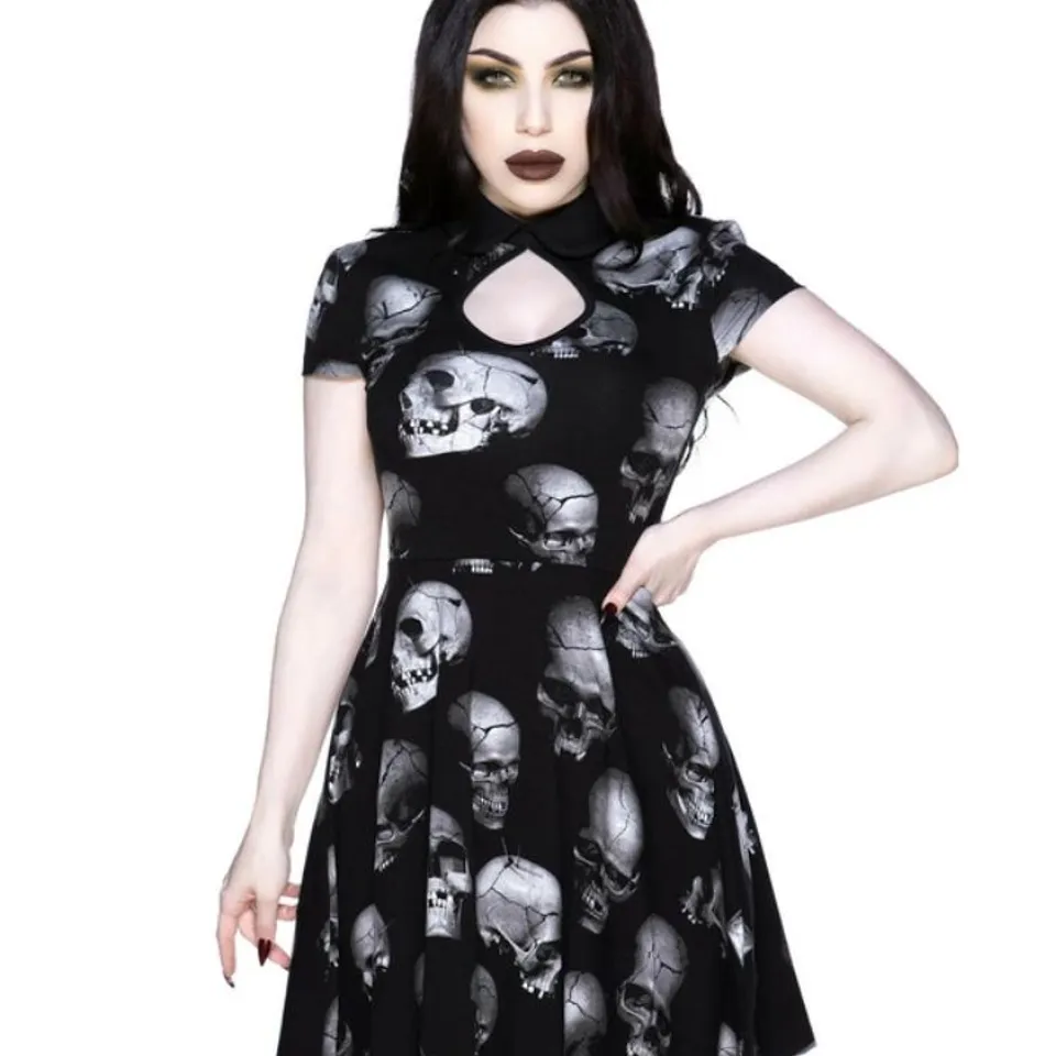 FIVE BRAND NEW KILLSTAR - HEADSPIN COLLAR - BLACK WOMEN'S DRESS SIZE MAY VARY