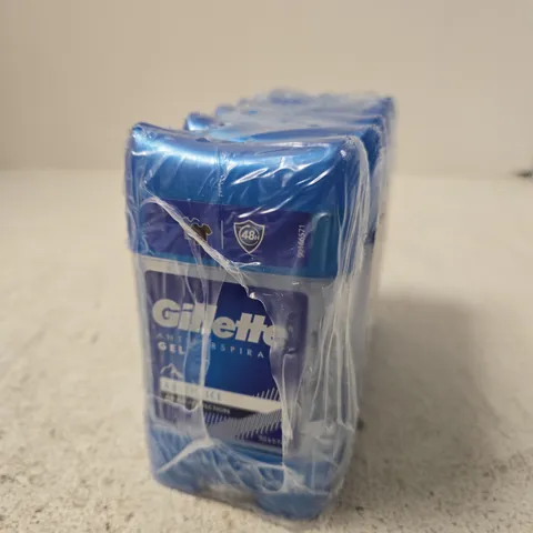 8 X GILLETTE ARCTIC ICE ANTIPERSPIRANT GELS – PACK OF 6