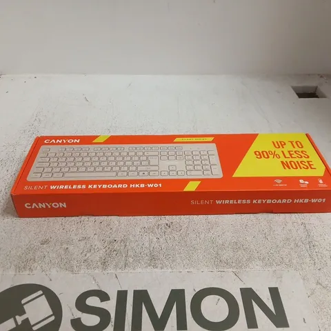 CANYON SILENT WIRELESS KEYBOARD HKB-W01 (BOXED)