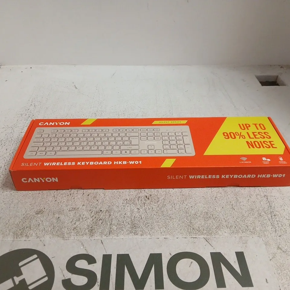 CANYON SILENT WIRELESS KEYBOARD HKB-W01 (BOXED)