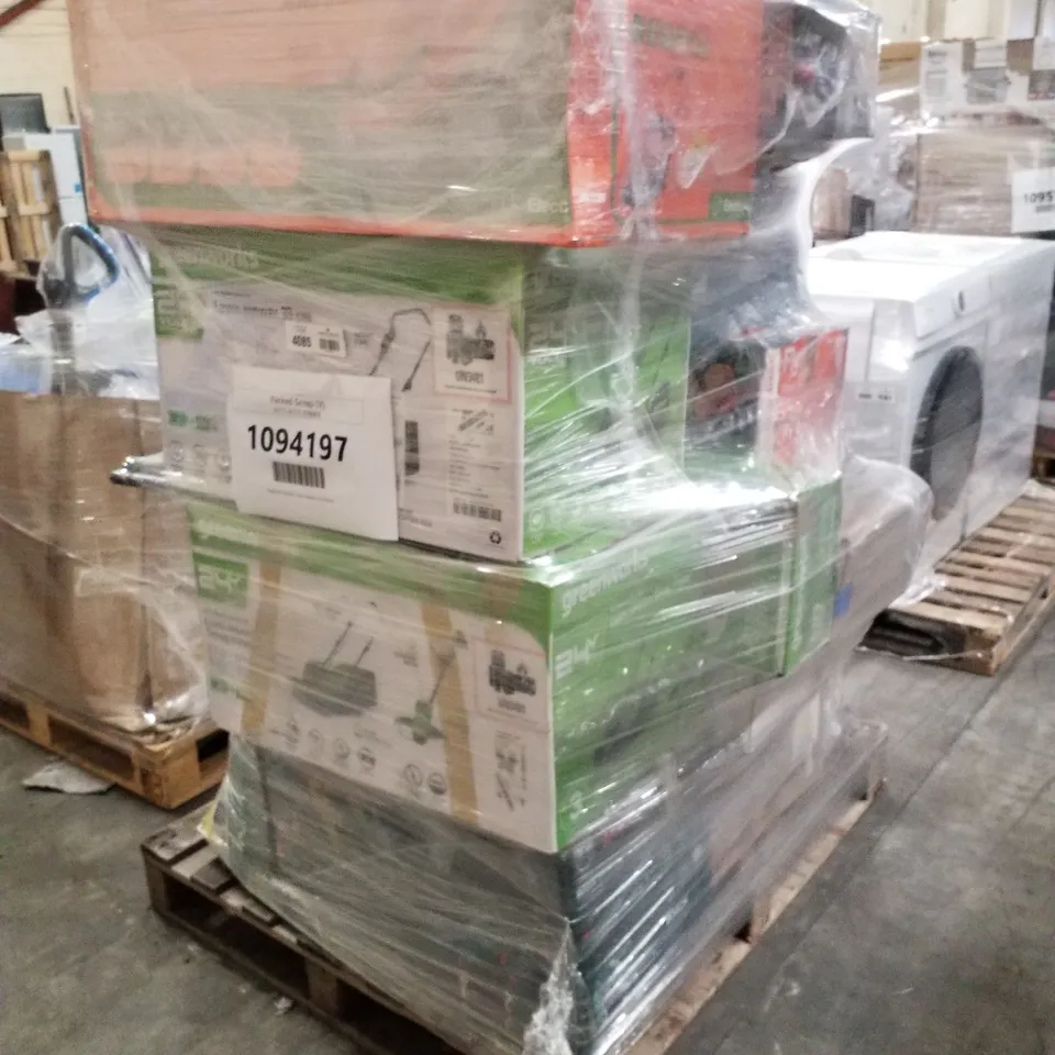 PALLET OF APPROXIMATELY 15 ASSORTED HOUSEHOLD & ELECTRICITY PRODUCTS INCLUDING 