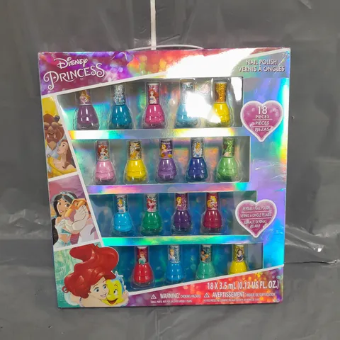 DISNEY PRINCESS 18 PIECE NAIL POLISH SET