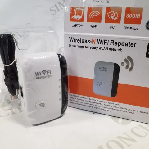 BOX CONTAINING APPROXIMATELY 71 WIRELESS-N WIFI REPEATERS