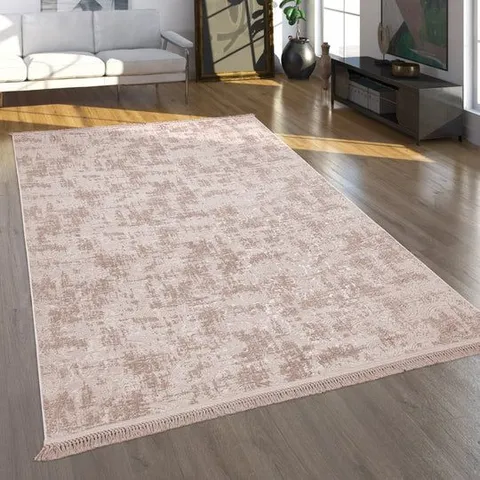 BRAND NEW BAGGED PACO HOME LORCA 560 RUG IN BEIGE - 80 x 150cm