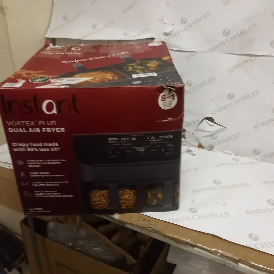 INSTANT VORTEX PLUS DUAL BASKET AIR FRYER