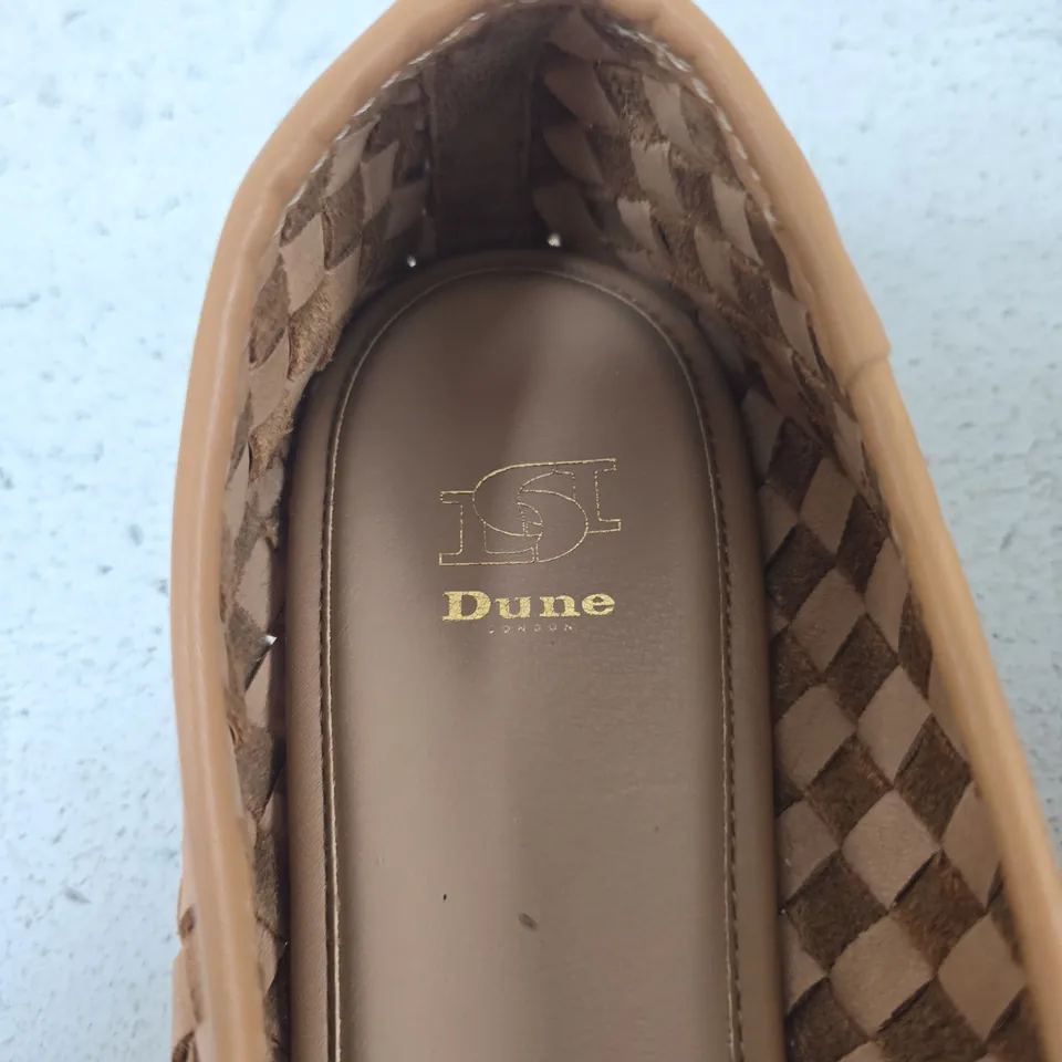 DUNE LONDON WOMEN'S WOVEN BALLET FLATS – UK 5 (EU 38)