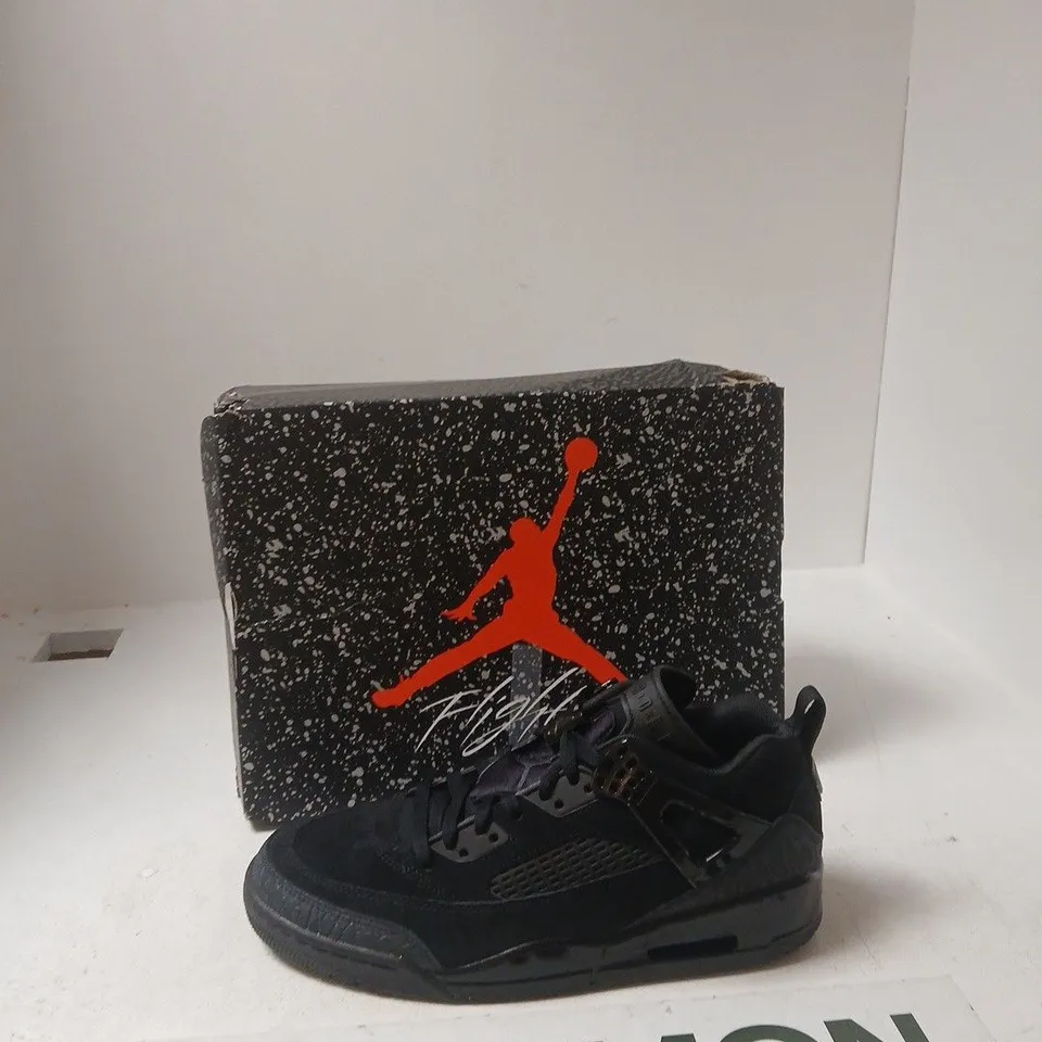 JORDAN SPIZIKE LOW SNEAKERS – BLACK/ANTHRACITE, UK 10 (US 11)