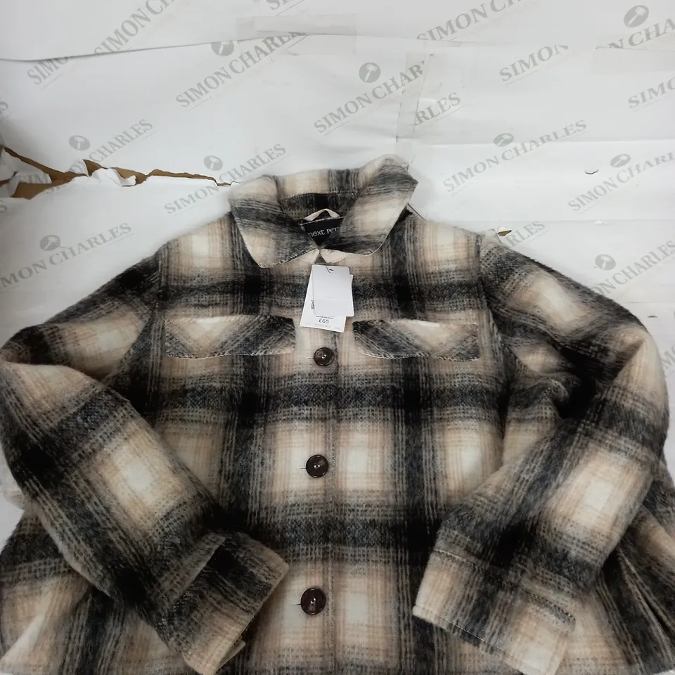 NEXT PETITE XL BUTTON COAT 
