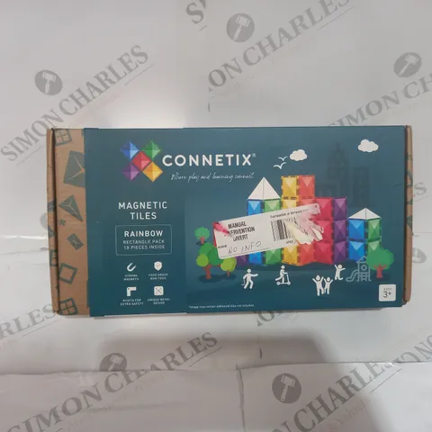 CONNETIX MAGNETIC TILES AGES 3+