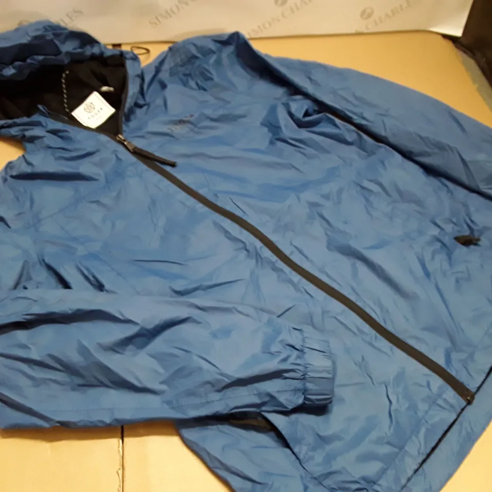 TOG 24 BLUE ZIP THROUGH COAT - M