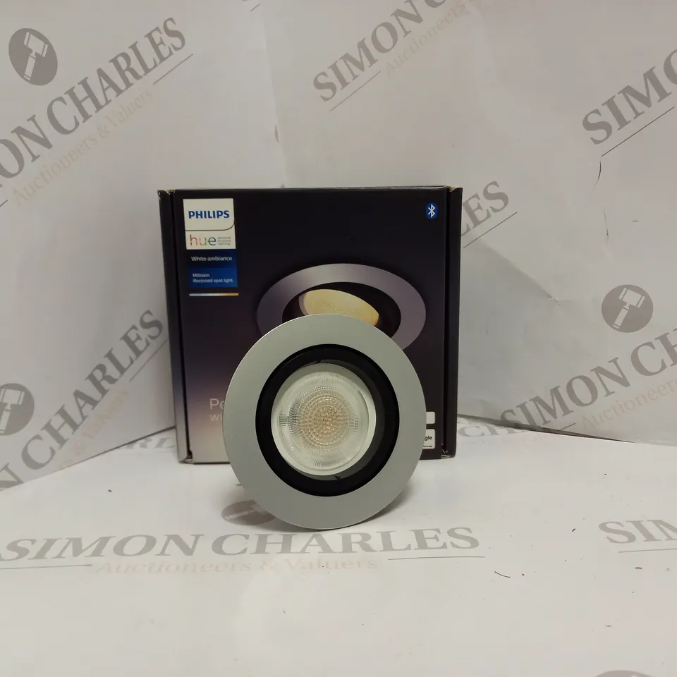 PHILIPS WHITE AMBIANCE MILLISKIN RECESSED SPOT LIGHT 