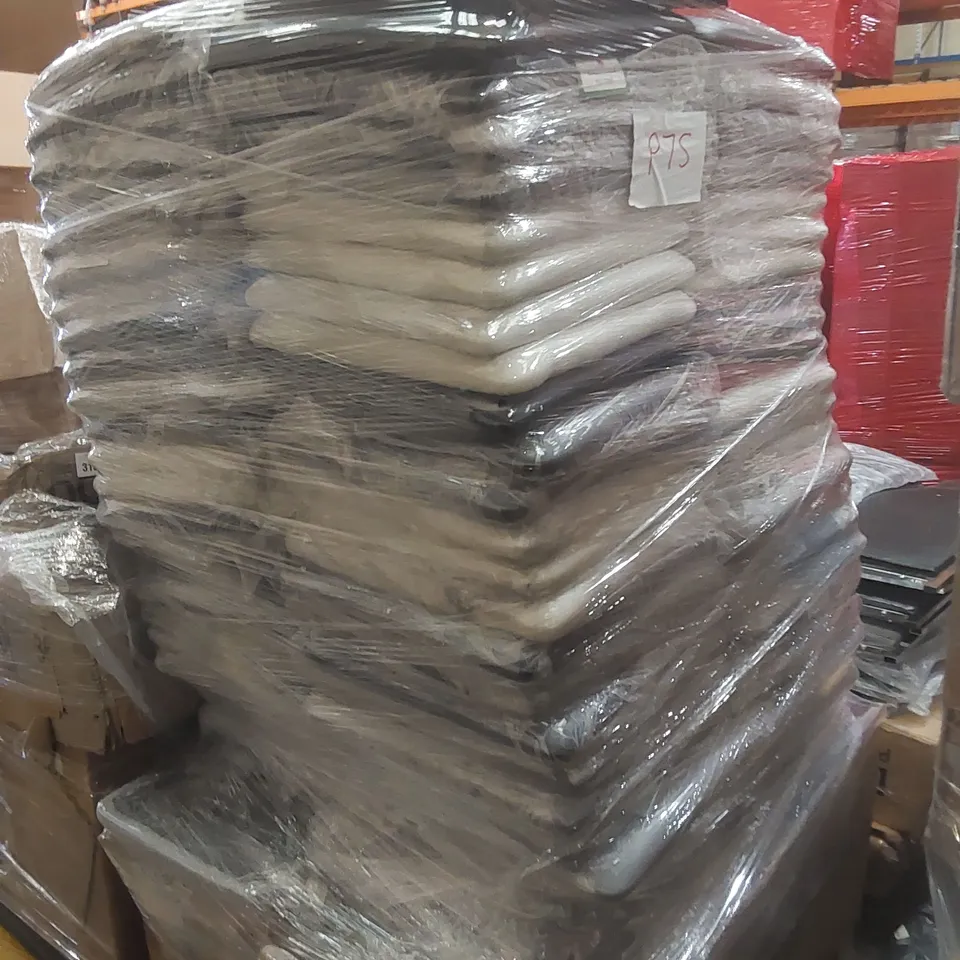 PALLET CONTAINING A LARGE QUANTITY OF ASSORTED FURNITURE PARTS INCLUDING: CHAIR PARTS ECT