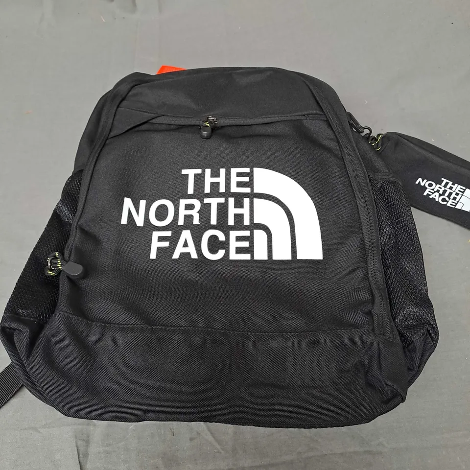 THE NORTH FACE BLACK BACKPACK WITH PENCIL CASE