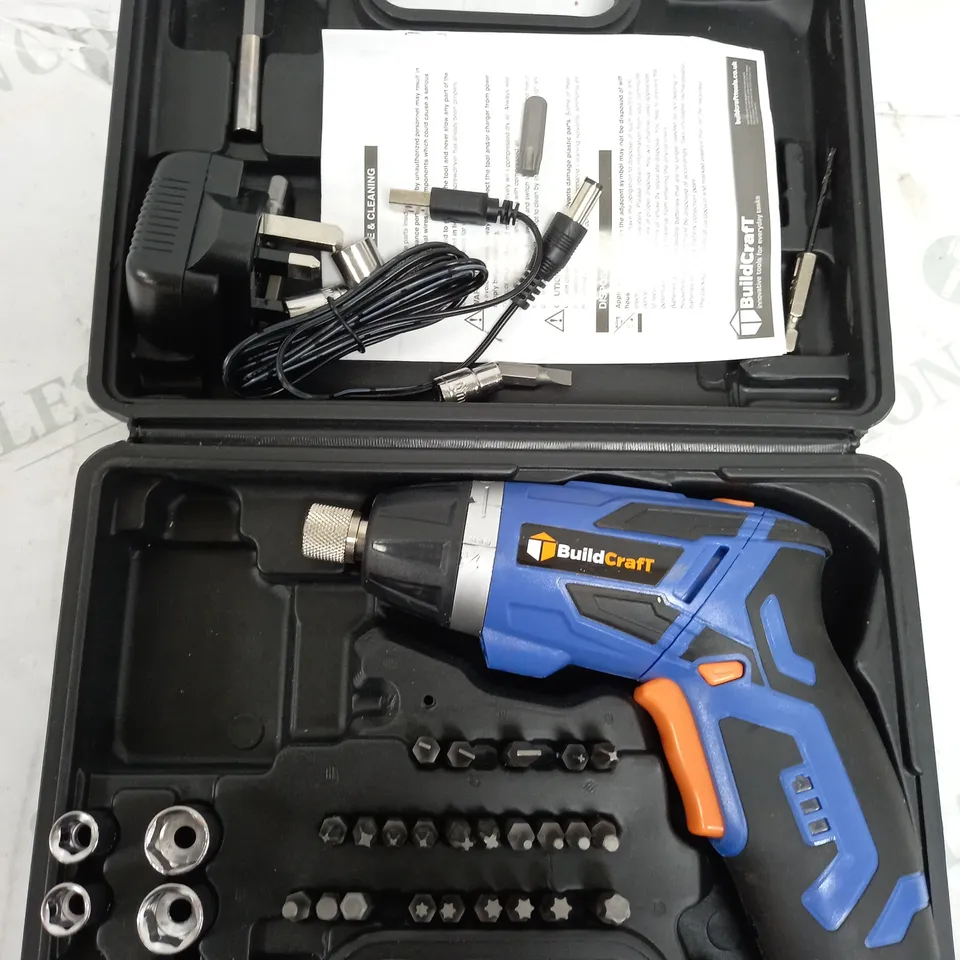 BOXED BUILDCRAFT TWIST HANDLE 3.6V SCREWDRIVER SET