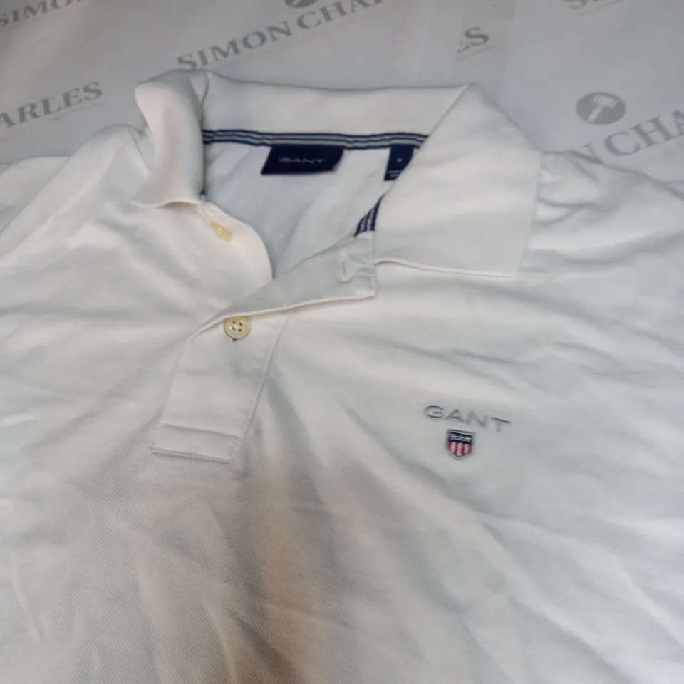 GANT LOGO POLO SHIRT SIZE S