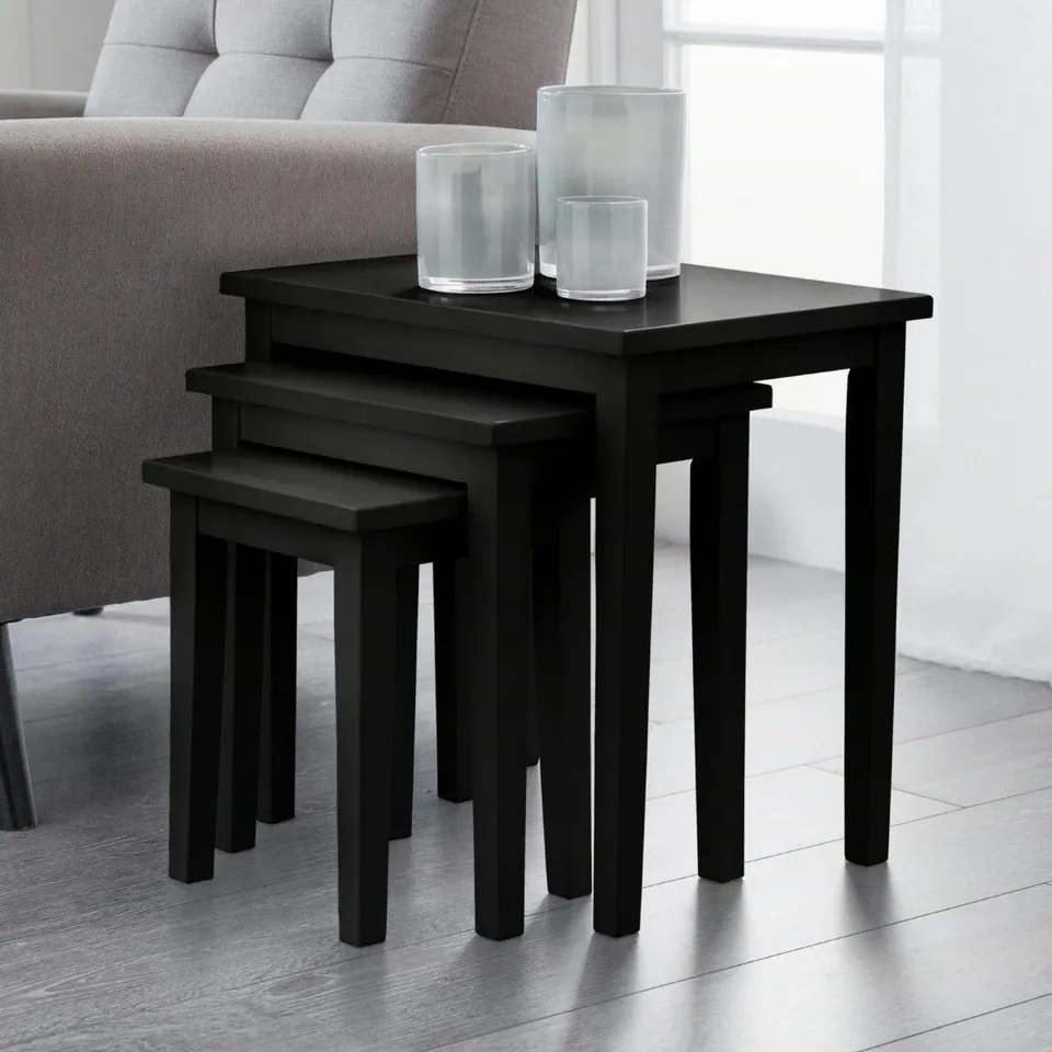 BOXED CLEO NEST OF TABLES - BLACK
