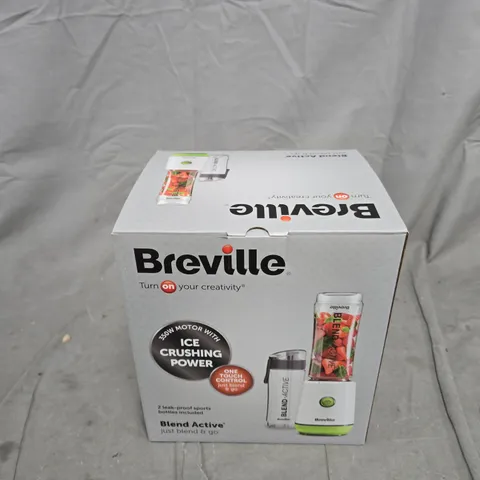 BREVILLE BLEND-ACTIVE PERSONAL BLENDER – BOXED WITH 2 LEAK‑PROOF BOTTLES