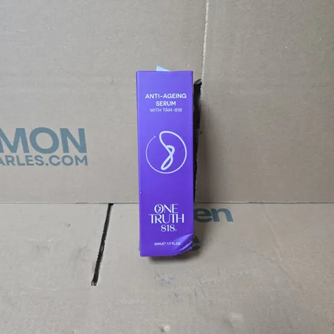 ONE TRUTH 818 ANTI AGEING SERUM WITH TAM 818 50ML BOXED