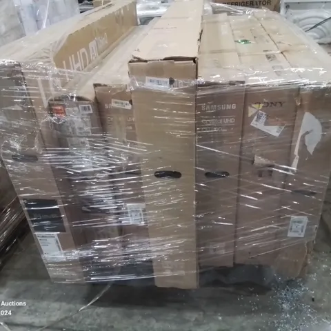 PALLET CONTAINING APPROXIMATELY 7 BOXED HD TELEVISION IN VARIOUS SIZES MAKES AND MODELS -UNTESTED-