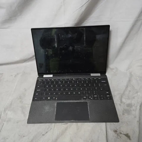 DELL LAPTOP – SILVER, BLACK KEYBOARD. NO BACK TO LAPTOP