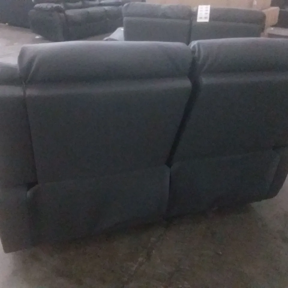 DESIGNER SORRENTO GREY 2 SEATER RECLINER SOFA