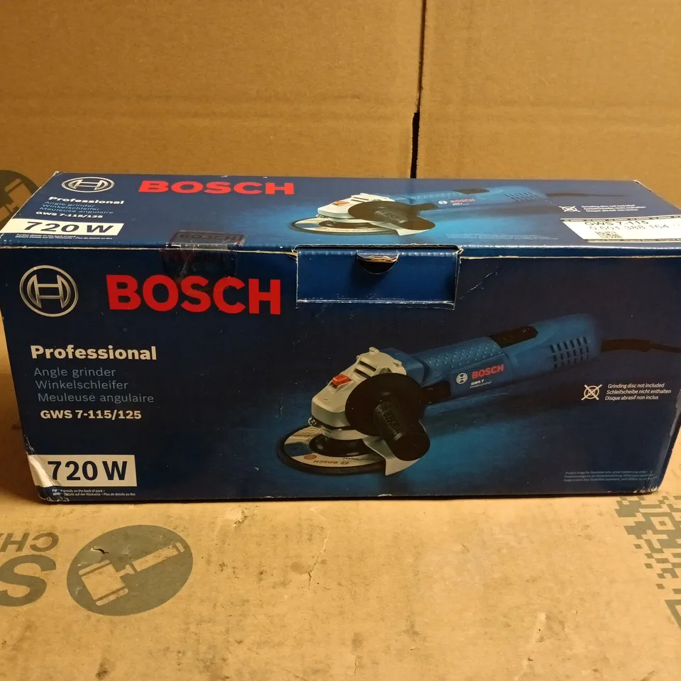 BOSCH PROFESSIONAL ANGLE GRINDER 720W