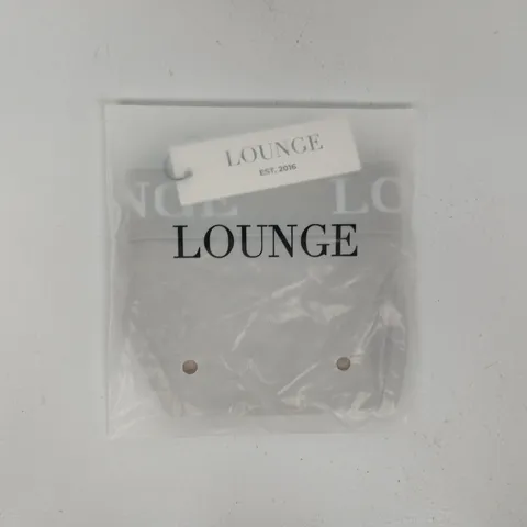 BAGGED LOUNGE BAMBOO TRIANGLE THONG IN OAT SIZE SMALL